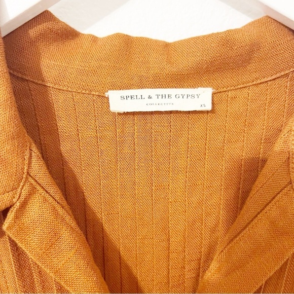 SPELL Rani Romper in Copper Tie Revolve Size XS - Picture 5 of 10